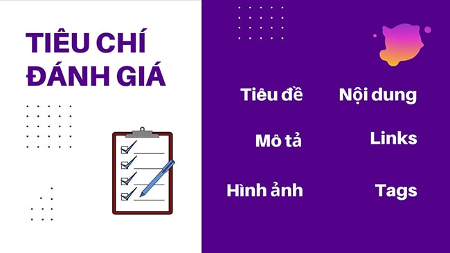 Tiêu chí đánh giá nội dung website đạt chuẩn